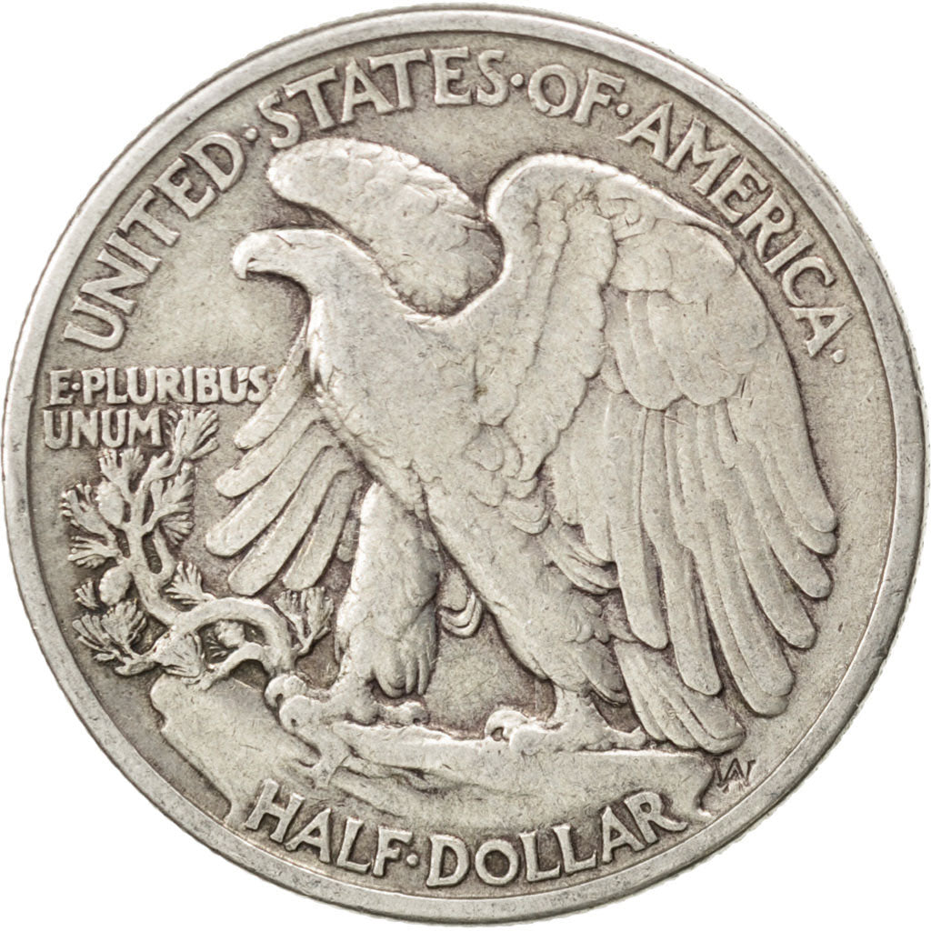 UNITED STATES, Walking Liberty Half Dollar, Half Dollar, 1938, U.S. Mint, KM...