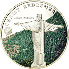 Coin, Mongolia, Christ Redeemer, 100 Tugrik, 2008, Proof, MS(65-70), Silver