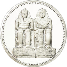 Coin, Egypt, Ramsès II, Abou Simbel, 5 Pounds, 1999, Franklin Mint, Proof