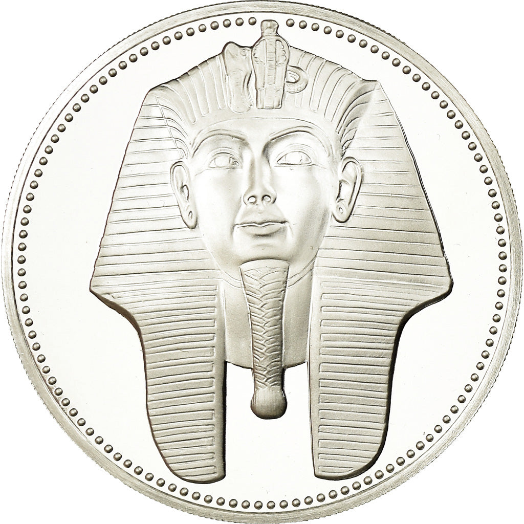 Coin, Egypt, Toutankhamon, 5 Pounds, 1999, Franklin Mint, Proof, MS(65-70)