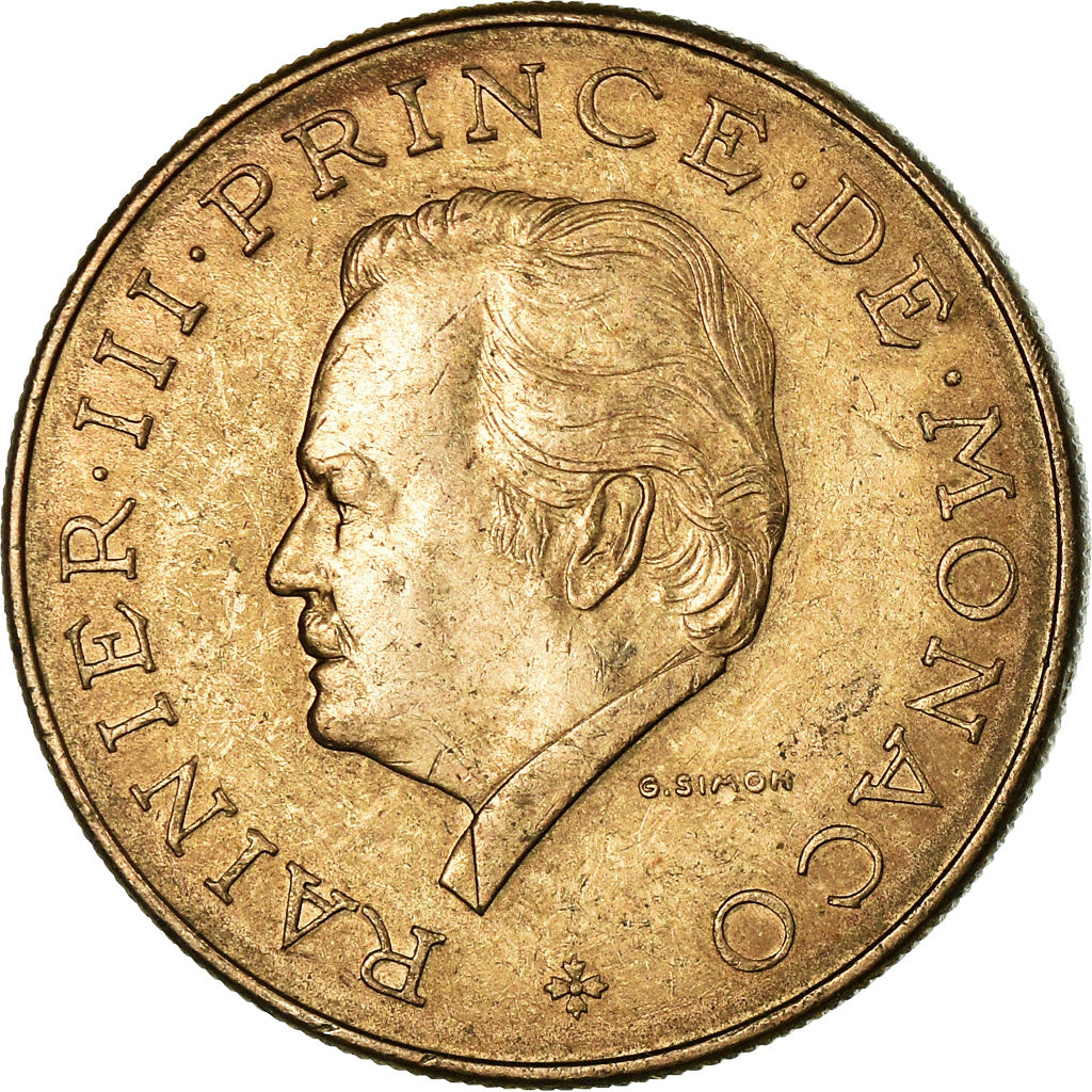 Moneta, Monaco, Rainier III, 10 Francs, 1981, BB, Rame-nichel-alluminio, KM:154