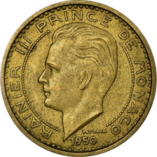 Moeda, Mónaco, Rainier III, 50 Francs, Cinquante, 1950, Monaco, EF(40-45)