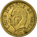 Moneda, Mónaco, 2 Francs, Undated (1943), MBC, Cuproaluminio