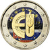 Slovakia, 2 Euro, 10 Ans de l'Euro, Slovaquie, 2014, Colorised, MS(63)