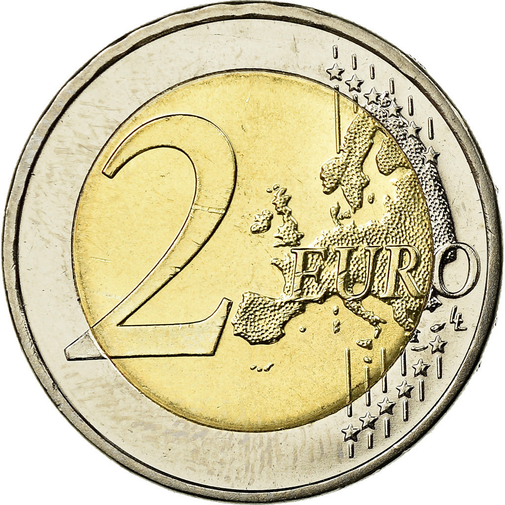 République fédérale allemande, 2 Euro, 2009, Colorised, SPL, Bi-Metallic
