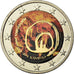 Slovenia, 2 Euro, Postojna, 2013, Colorised, MS(63), Bi-Metallic, KM:112