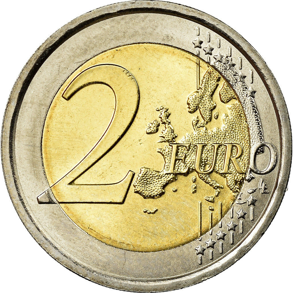 Italy, 2 Euro, Carabinieri, 2014, Colorised, MS(63), Bi-Metallic