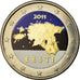 Estonia, 2 Euro, 2011, Colorised, MS(63), Bi-Metallic, KM:68