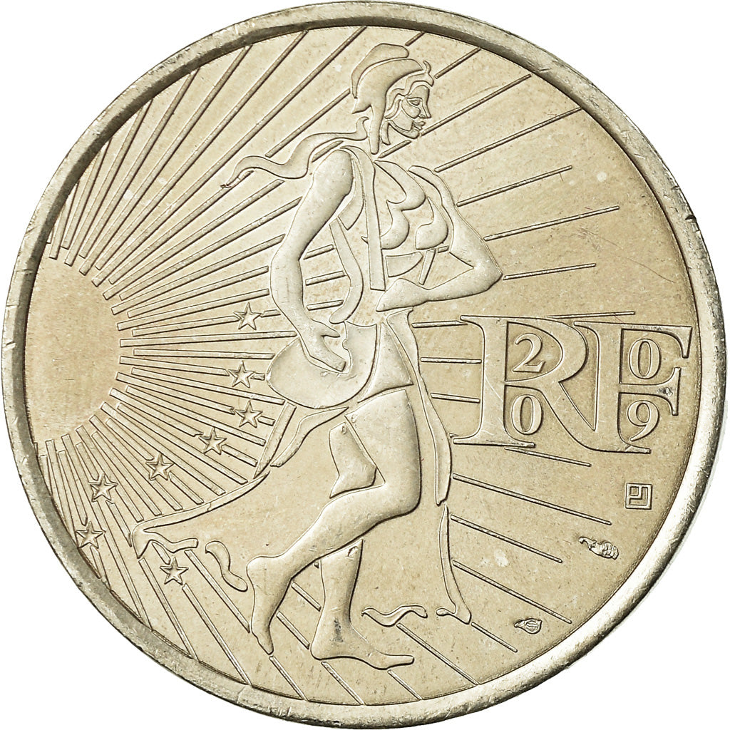 France, 10 Euro, 2009, EF(40-45), Silver, KM:1580