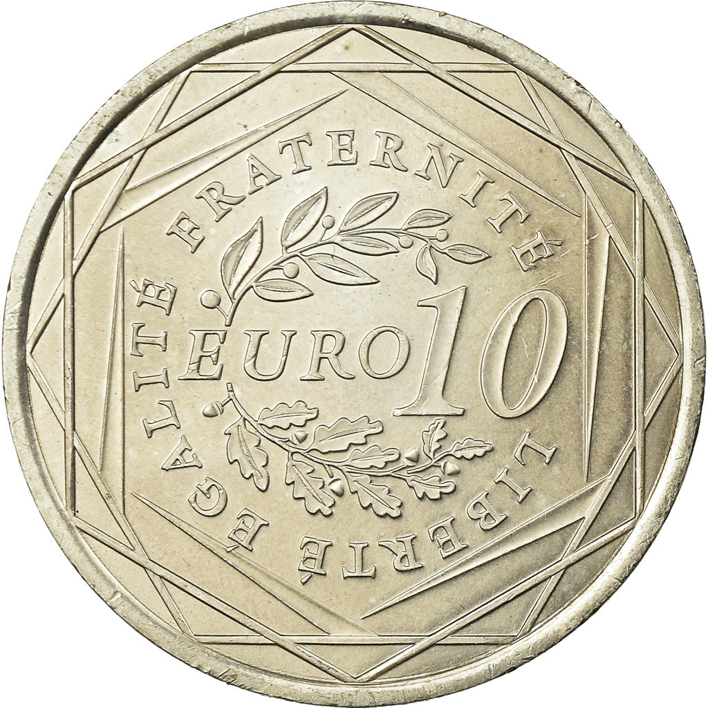France, 10 Euro, 2009, EF(40-45), Silver, KM:1580