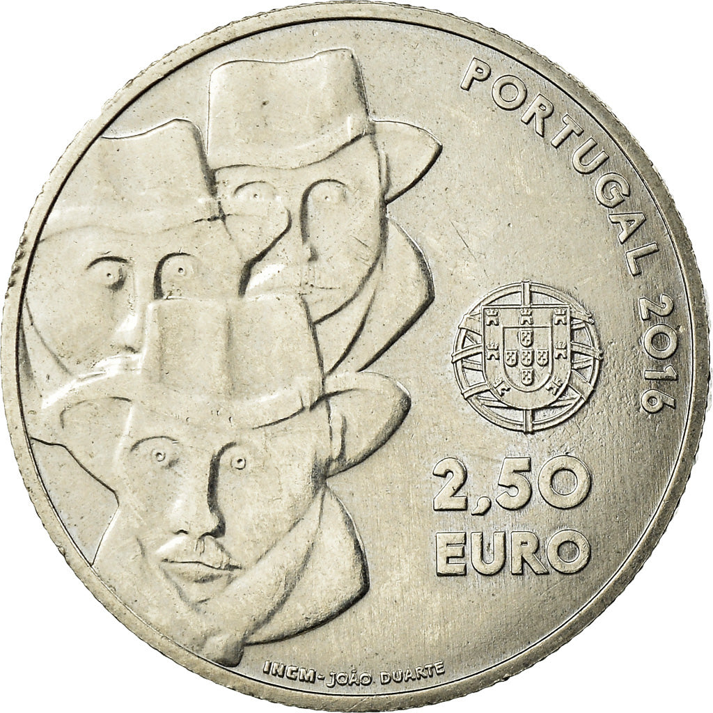Portogallo, 2-1/2 Euro, 2013, BB, Rame-nichel