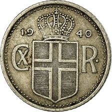 Münze, Iceland, Christian X, 10 Aurar, 1940, London, SS, Copper-nickel, KM:1.2