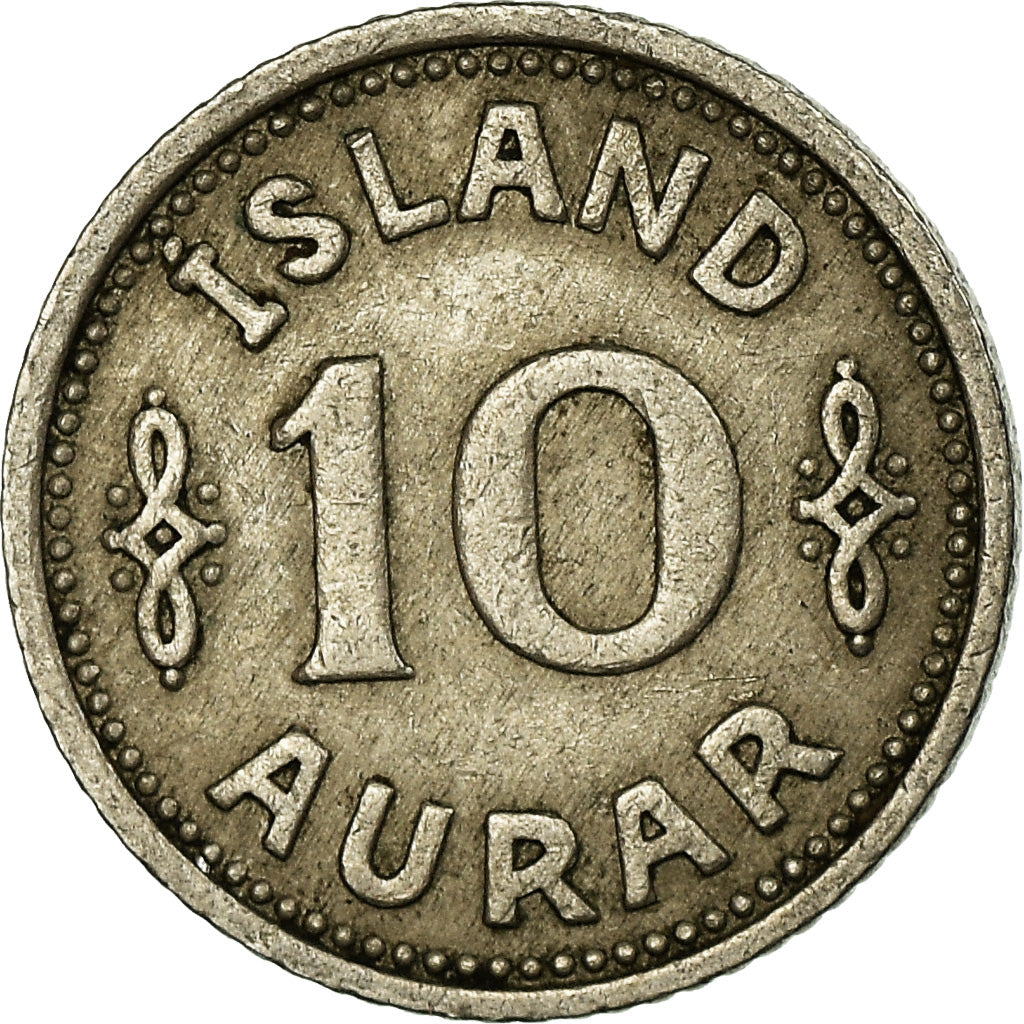 Münze, Iceland, Christian X, 10 Aurar, 1940, London, SS, Copper-nickel, KM:1.2