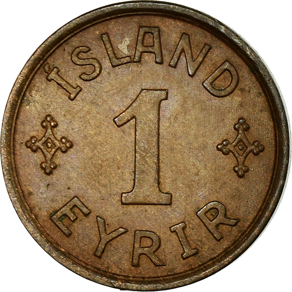 Coin, Iceland, Christian X, Eyrir, 1937, Copenhagen, EF(40-45), Bronze, KM:5.1