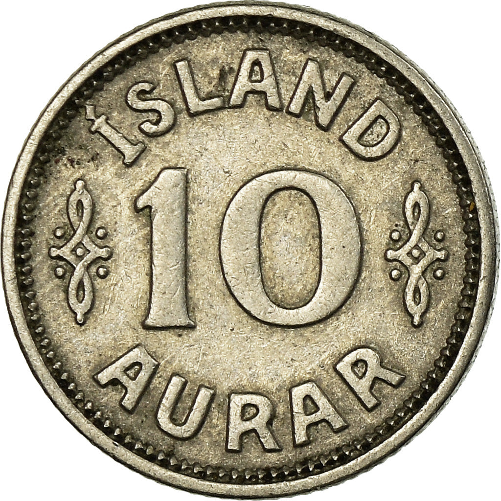 Coin, Iceland, Christian X, 10 Aurar, 1922, Copenhagen, EF(40-45)