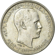 Coin, Norway, Haakon VII, 50 Öre, 1918, EF(40-45), Silver, KM:374