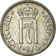 Coin, Norway, Haakon VII, 10 Öre, 1917, EF(40-45), Silver, KM:372