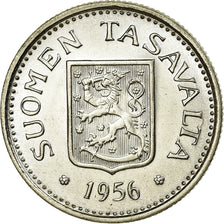 Coin, Finland, 100 Markkaa, 1956, MS(63), Silver, KM:41