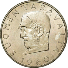 Coin, Finland, 1000 Markkaa, 1960, AU(55-58), Silver, KM:43
