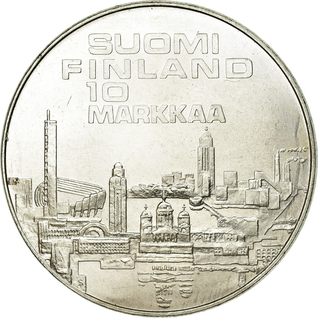 Coin, Finland, 10 Markkaa, 1971, MS(63), Silver, KM:52