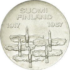 Coin, Finland, 10 Markkaa, 1967, MS(63), Silver, KM:50