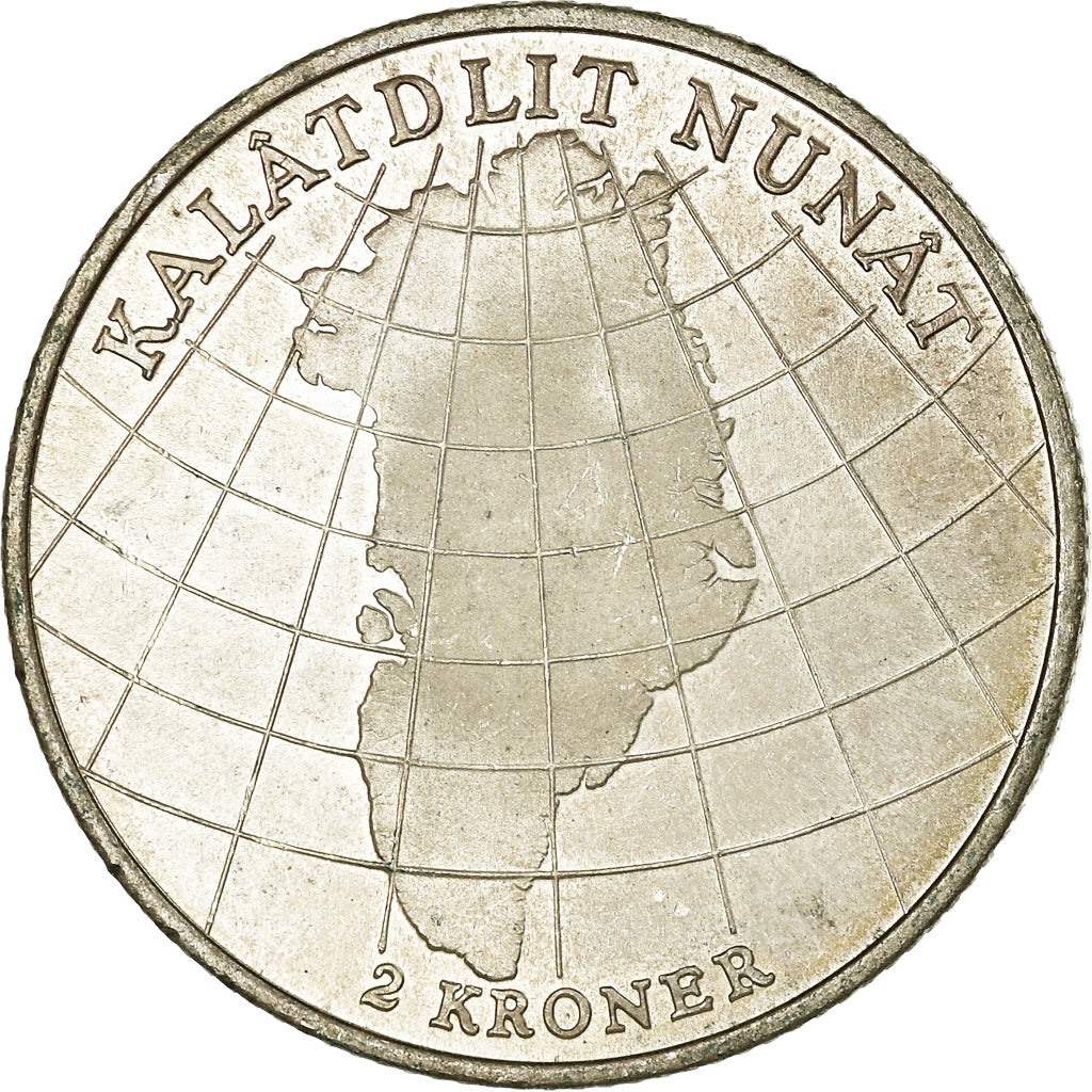 Coin, Denmark, Frederik IX, 2 Kroner, 1953, Copenhagen, MS(63), Silver, KM:844