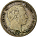 Coin, Denmark, Christian IX, 10 Öre, 1897, Copenhagen, VF(30-35), Silver