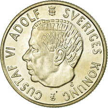 Moneta, Szwecja, 2 Kronor, 1957, MS(63), Srebro
