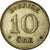 Coin, Sweden, Gustaf V, 10 Öre, 1938, EF(40-45), Silver, KM:780