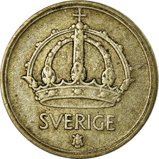 Coin, Sweden, Gustaf V, 10 Öre, 1942, EF(40-45), Silver, KM:813