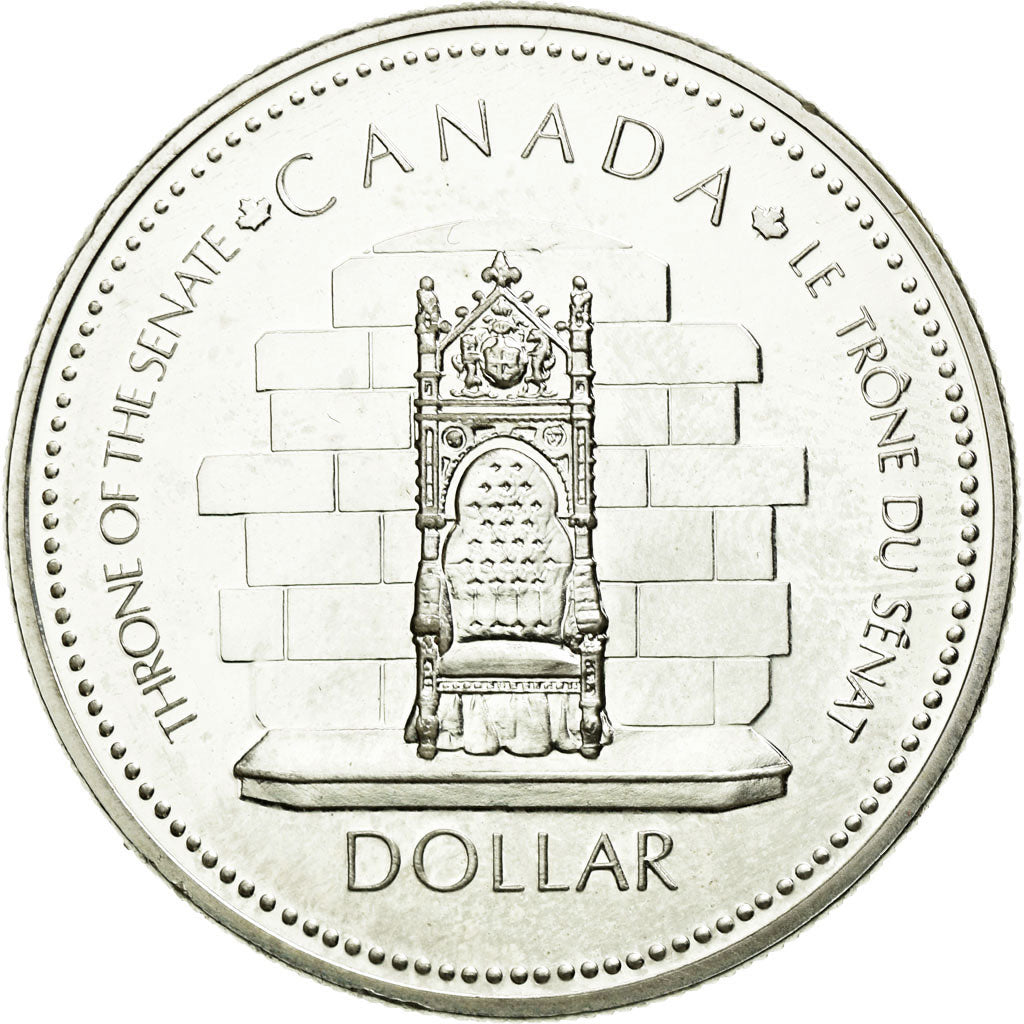 Coin, Canada, Elizabeth II, Dollar, 1977, Ottawa, MS(63), Silver, KM:118