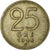 Coin, Sweden, Gustaf V, 25 Öre, 1944, EF(40-45), Silver, KM:816