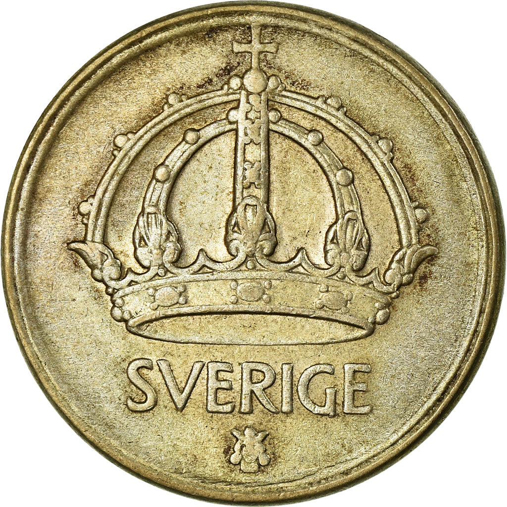 Coin, Sweden, Gustaf V, 50 Öre, 1946, EF(40-45), Silver, KM:817