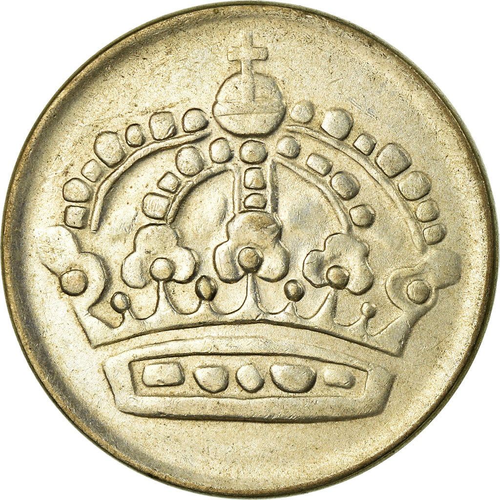 Coin, Sweden, Gustaf VI, 50 Öre, 1955, AU(55-58), Silver, KM:825