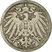 Moneta, GERMANIA - IMPERO, Wilhelm II, 10 Pfennig, 1890, Hamburg, MB