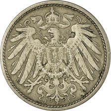 Coin, GERMANY - EMPIRE, Wilhelm II, 10 Pfennig, 1901, Muldenhütten, VF(30-35)