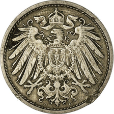 Coin, GERMANY - EMPIRE, Wilhelm II, 10 Pfennig, 1905, Munich, VF(30-35)