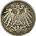 Coin, GERMANY - EMPIRE, Wilhelm II, 10 Pfennig, 1905, Munich, VF(30-35)