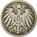 Moneda, ALEMANIA - IMPERIO, Wilhelm II, 5 Pfennig, 1891, Berlin, BC+, Cobre -