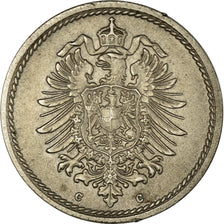 Coin, GERMANY - EMPIRE, Wilhelm I, 5 Pfennig, 1875, Frankfurt, EF(40-45)