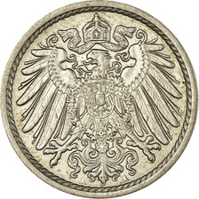 Moeda, ALEMANHA - IMPÉRIO, Wilhelm II, 5 Pfennig, 1897, Berlin, EF(40-45)