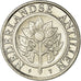 Coin, Netherlands Antilles, Beatrix, 25 Cents, 1999, AU(55-58), Nickel Bonded