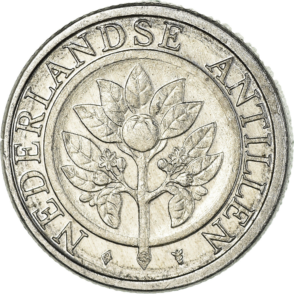 Coin, Netherlands Antilles, Beatrix, 5 Cents, 1992, EF(40-45), Aluminum, KM:33
