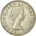 Monnaie, Nouvelle-Zélande, Elizabeth II, 1/2 Crown, 1962, SUP, Copper-nickel