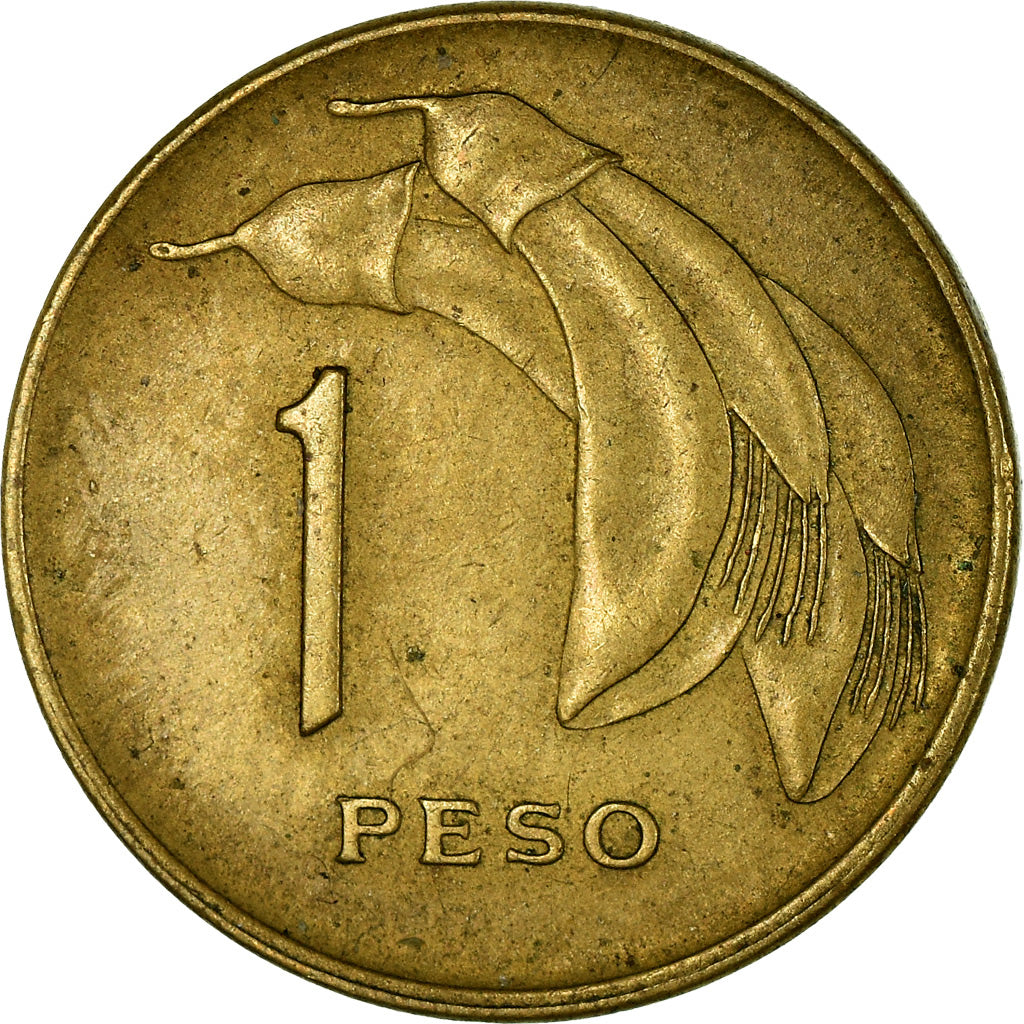 Coin, Uruguay, Peso, 1969, Santiago, EF(40-45), Aluminum-Brass, KM:52