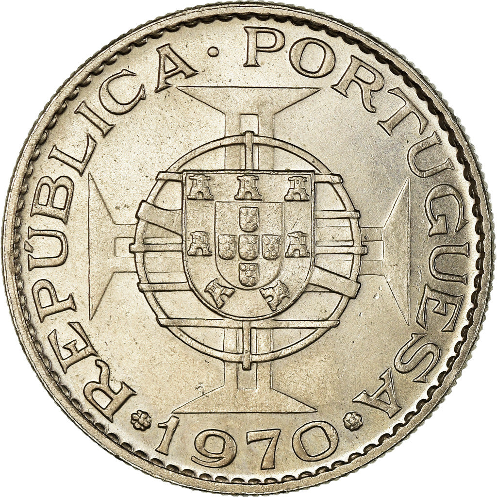 Coin, Angola, 10 Escudos, 1970, AU(55-58), Copper-nickel, KM:79