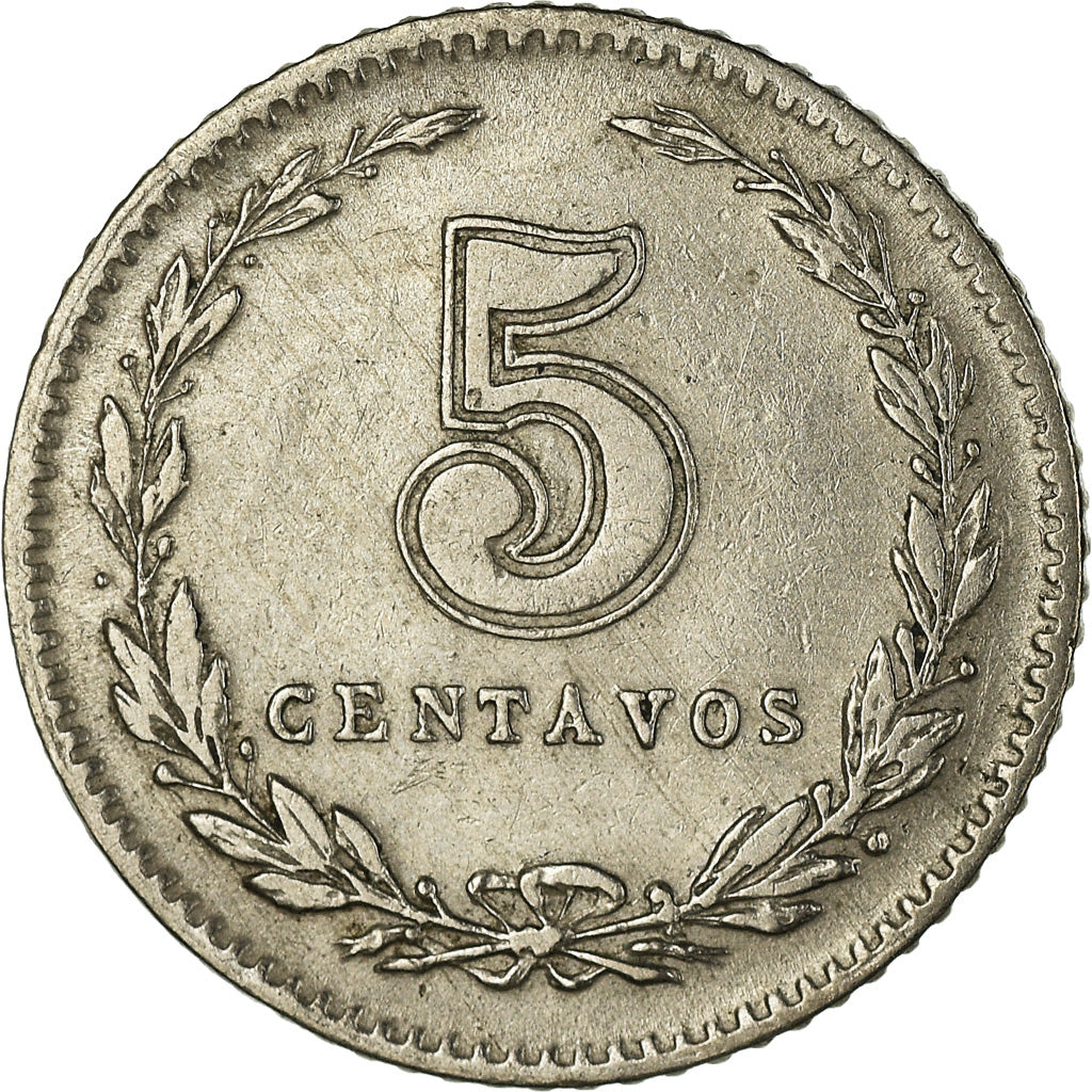 Coin, Argentina, 5 Centavos, 1937, EF(40-45), Brass, KM:97.2