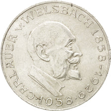 AUSTRIA, 25 Schilling, 1958, KM #2884, AU(50-53), Silver, 30, 12.98