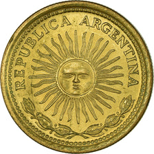 Coin, Argentina, Peso, 1975, EF(40-45), Aluminum-Bronze, KM:69