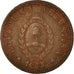 Moneta, Argentina, 2 Centavos, 1947, BB, Bronzo, KM:38